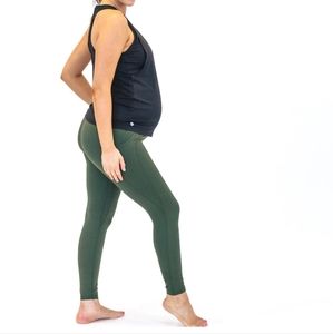 Senita Athletics Lux Maternity Pants Evergreen Size XL